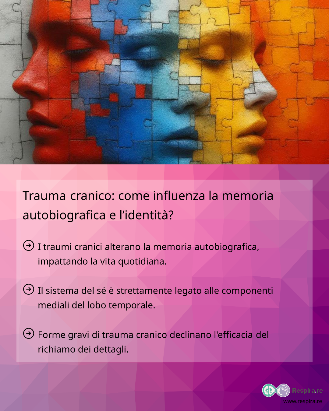 Trauma cranico: come influenza la memoria autobiografica e l'identità ...