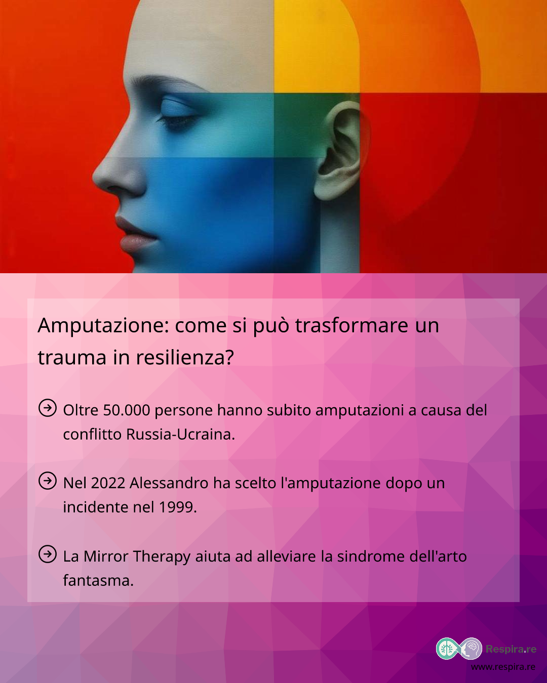 Amputazione: come si può trasformare un trauma in resilienza? - Respira.re