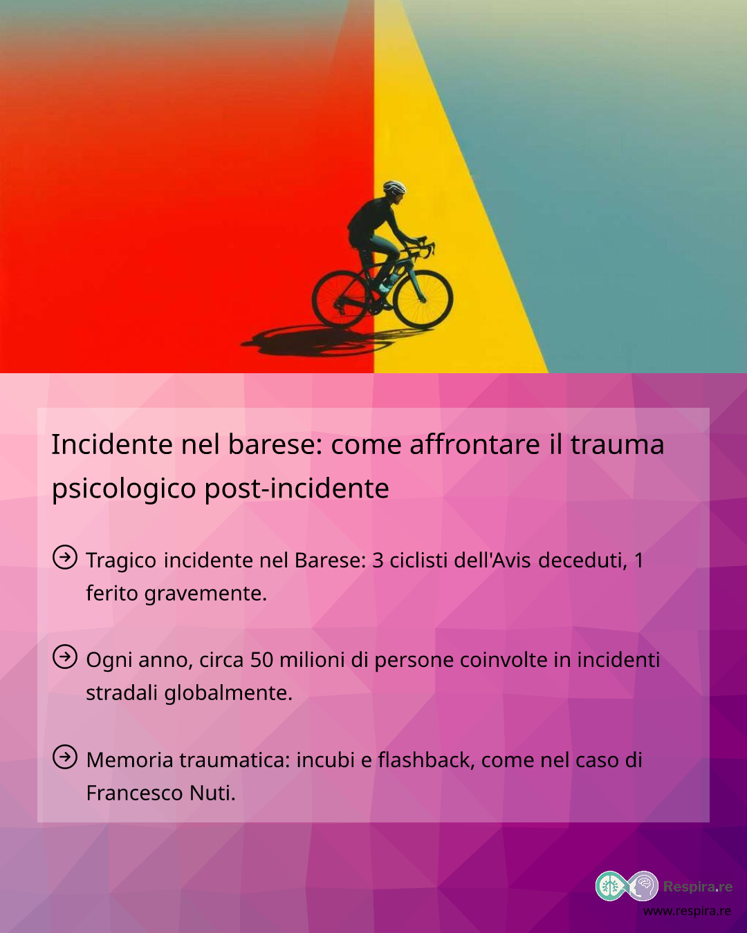 Incidente nel barese: come affrontare il trauma psicologico post ...