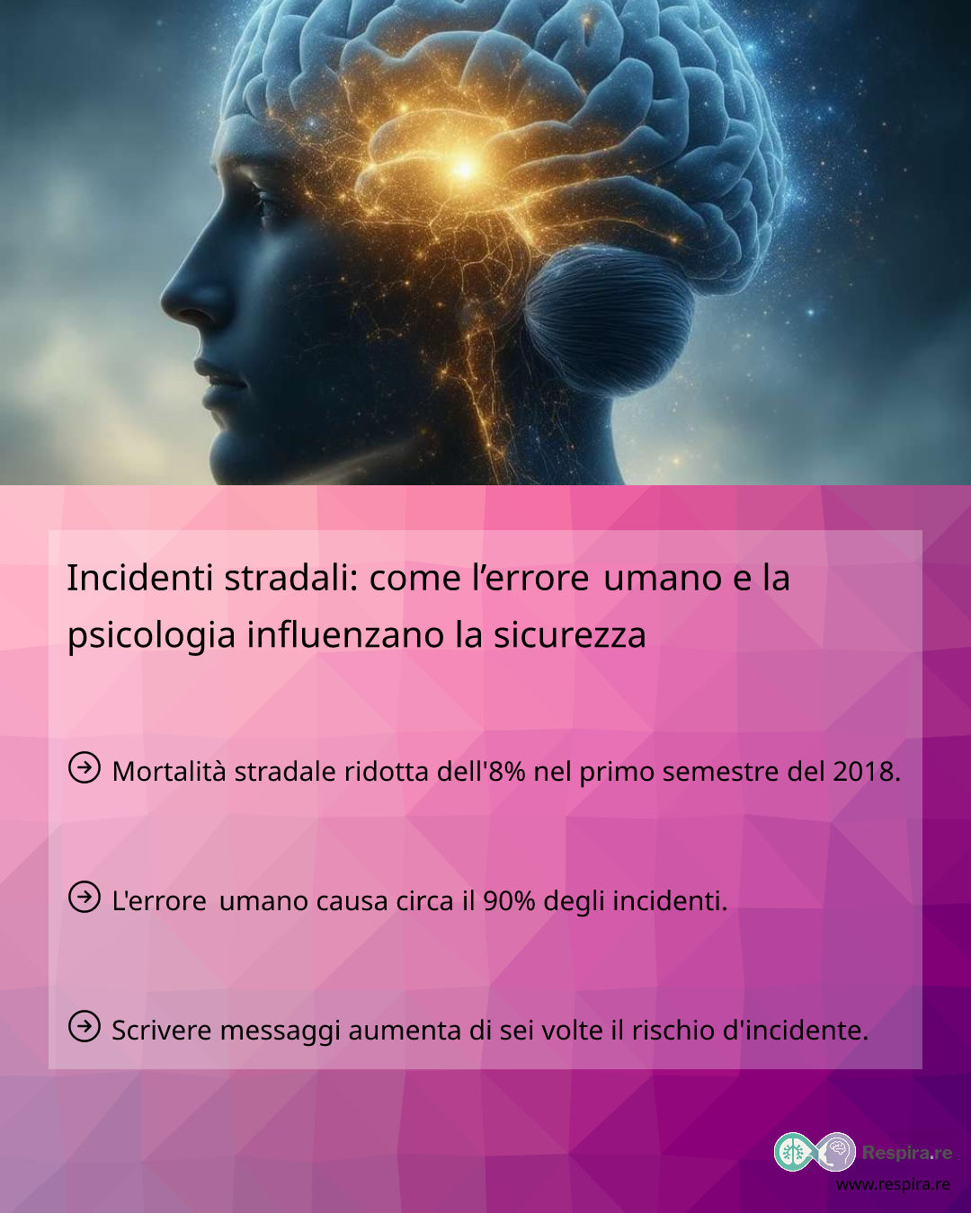 Incidenti stradali: come l'errore umano e la psicologia influenzano la ...