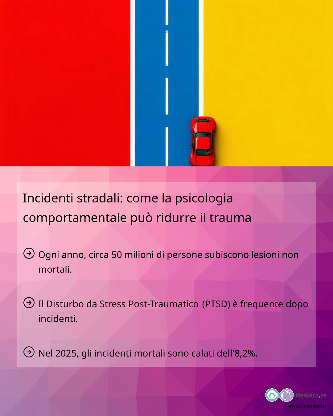 Incidenti stradali: come la psicologia comportamentale può ridurre il ...