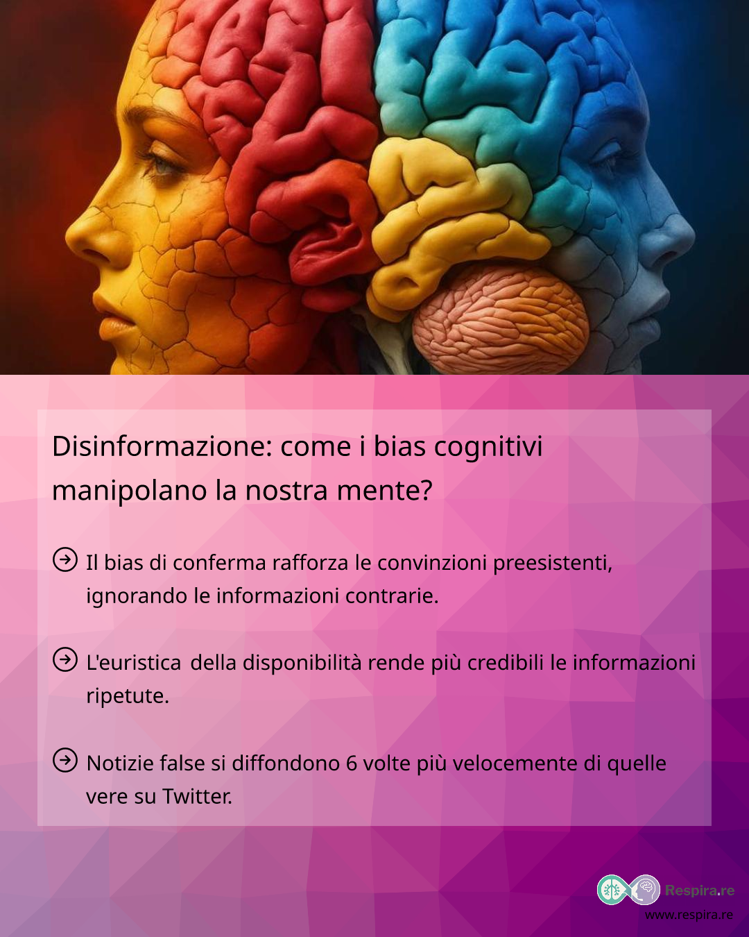 Disinformazione: come i bias cognitivi manipolano la nostra mente ...