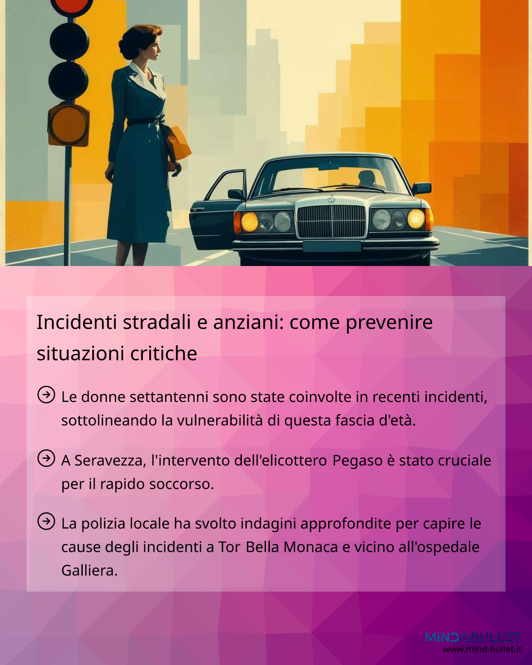 Incidenti stradali e anziani: come prevenire situazioni critiche ...