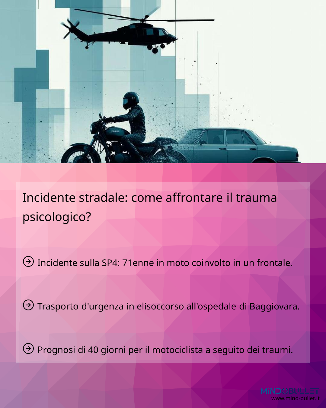 Incidente stradale: come affrontare il trauma psicologico? - Respira.re