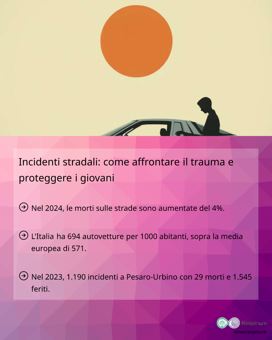 Incidenti stradali: come affrontare il trauma e proteggere i giovani ...
